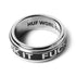 Huf Mono Ring Bague - Silver - Streetart.fr